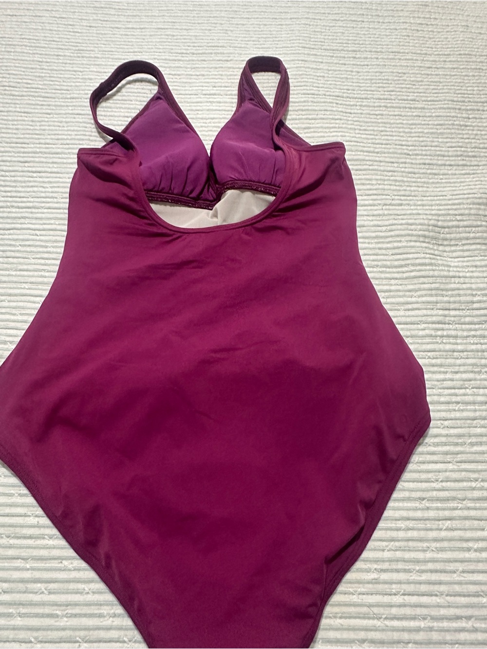 NWOT Tommy Bahama Plum Purple One-Piece Swimsuit - Picture 3 of 8